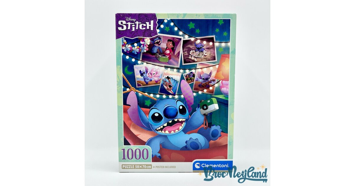 Puzzle 1000 pièces Stitch Disney Clementoni Lilo et Stitch - Puzzles ...