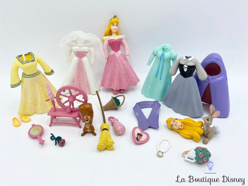 Figurine Fashion Polly Pocket Aurore La belle au Bois Dormant