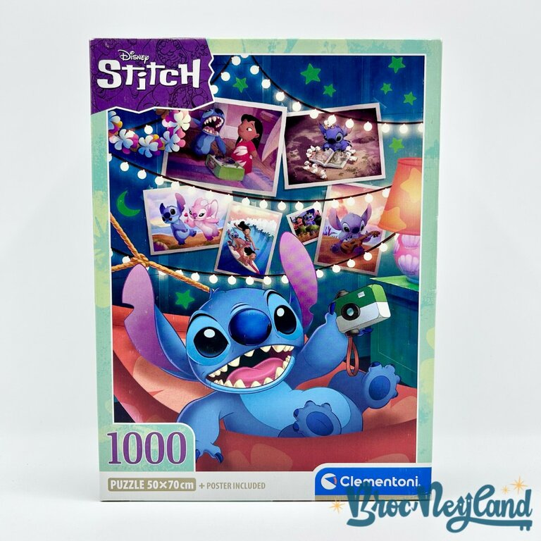 Puzzle 1000 pièces Stitch Disney Clementoni Lilo et Stitch - Puzzles ...