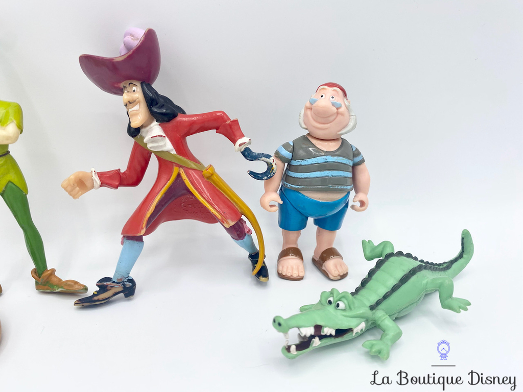 Figurines Peter Pan Playset Disney Bullyland Capitaine Crochet Monsieur Mouche Crocodile Nana