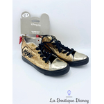chaussures-baskets-minnie-mouse-disneyland-noeud-rouge-strass-pailettes-or-dorées-montantes-style-converse-5