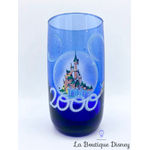 verre-chateau-disneyland-année-2000-disney-bleu-2