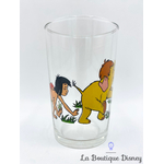 verre-mowgli-éléphant-le-livre-de-la-jungle-disney-moutarde-vintage-1