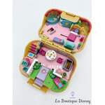 Polly-Pocket-Bluebird-1997-Jewel-Secrets-Princess-Polly-Coffre-bijoux-doré