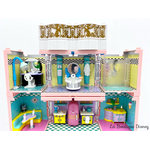 Polly-Pocket-Bluebird-1999-Deluxe-Mansion-Dream-Builders-maison-hôtel-rose-cuisine-chambre
