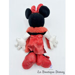 peluche-minnie-mouse-robe-soirée-boa-rouge-rose-disneyland-disney-0