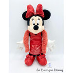 peluche-minnie-mouse-robe-soirée-boa-rouge-rose-disneyland-disney-2