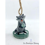 ornement-noel-meeko-raton-laveur-pocahontas-disney-store-suspension-résine-boule-2