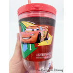 gobelet-paille-cars-2-disneyland-disney-verre-plastique-figurine-rouge-6