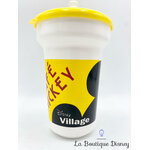 gobelet-paille-café-mickey-disney-village-verre-plastique-jaune-vintage-2