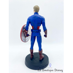Figurine-de-collection-Captain-America-Super-Héros-des-Films-Marvel-Eaglemoss-résine-encyclopédie-13-cm