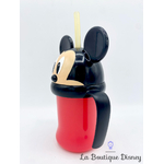 gobelet-apprentissage-mickey-mouse-disney-store-plastique-rouge-noir-paille-1