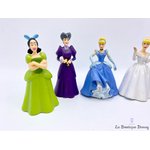 Figurines-Set-Cendrillon-Playset-Disney-Store-Marraine-Anastasie-Javotte-Prince-Madame-Trémaine