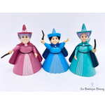 figurines-paquerette-flora-pimprenelle-fées-marraines-la-belle-au-bois-dormant-disney-0