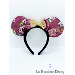 serre-tete-oreilles-minnie-mouse-parisienne-disneyland-paris-ears-disney-rose-fleurs-vintage-3