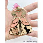 porte-clés-métal-robe-rose-ariel-la-petite-sirène-disney-1