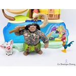 Jouet-Figurine-Little-Kingdom-Coffret-Aventure-des-iles-Vaiana-Maui-disney-Hasbro-2016-polly-mini-poupée