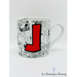 tasse-lettre-j-mickey-mouse-disneyland-paris-mug-disney-alphabet-bande-dessiné-noir-blanc-2