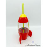 gobelet-paille-pizza-planet-aliens-toy-story-disney-parks-fusée-rouge-verre-plastique-6