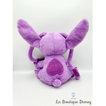 Peluche Angel DISNEY Lilo & Stitch coeur Love rose mauve 19 cm - Di