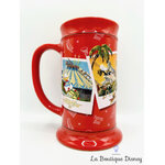 tasse-attractions-disneyland-paris-mug-disney-rouge-choppe-stitch-dingo-peter-pan-donald-1