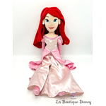 poupée-chiffon-ariel-robe-rose-disney-store-peluche-la-petite-sirène-1