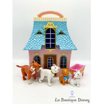 jouet-maison-transportable-les-aristochats-figurines-playset-disney-rose-bleu-vintage-rare-4