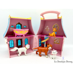 jouet-maison-transportable-les-aristochats-figurines-playset-disney-rose-bleu-vintage-rare-7