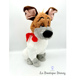peluche-roublard-chien-oliver-et-compagnie-disney-store-foulard-rouge-0
