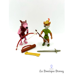 figurines-robin-des-bois-loup-arc-archer-disney-heroes-famosa-vintage-1
