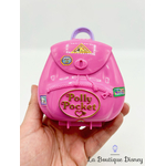 Polly Pocket Bluebird 1996 Jungle Adventure Sac à dos rose