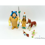 figurines-indiens-lili-tigresse-chef-squaw-peter-pan-pirates-disney-heroes-famosa-vintage-1