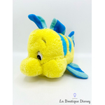 peluche-polochon-poisson-la-petite-sirene-disney-vintage-jaune-bleu-2