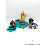 Ensemble de jeu Bateau à Projections d'images Vaiana Disney Store 2016 projecteur figurines