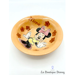 assiette-creuse-minnie-mouse-disney-store-céramique-orange-automne-fleurs-0