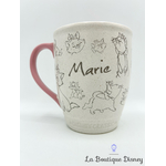 tasse-marie-les-aristochats-animé-disney-classics-disney-store-mug-dessin-croquis-2