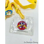 Pin Mercredisney Lanyard Opening Edition Disneyland Paris 2004 Mickey Mouse Pirate Lanière 33636