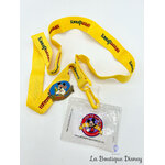 Pin Mercredisney Lanyard Opening Edition Disneyland Paris 2004 Mickey Mouse Pirate Lanière 33636