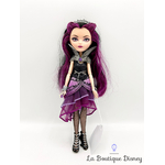 Poupée Ever After High Raven Queen Clan des Rebels noir violet 32 cm
