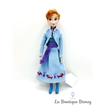 Poupée Anna Olaf's Frozen Adventure Disney Store 2018 tenue bleue 30 cm