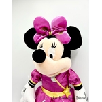 Peluche Minnie Mouse Magic on Parade Disneyland Paris Disney robe rose lune étoile 48 cm