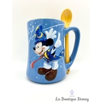 tasse-mickey-mouse-20-ème-anniversaire-cuillère-disneyland-mug-disney-bleu-20-ans-1