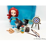 Ensemble de jeu Coffret Mini Poupée Mérida Rebelle Animators Collection Disney Store valise