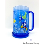 Tasse plastique Mickey Freezer Disneyland Paris Disney mug chope congélateur glace bleu