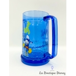 Tasse plastique Mickey Freezer Disneyland Paris Disney mug chope congélateur glace bleu