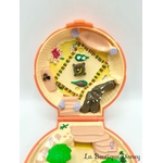 Polly Pocket Bluebird 1989 Tammys Palm Tree Island coquillage orange