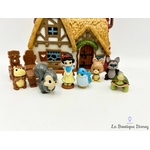 Figurine Chaumière Blanche Neige Animators Collection Littles Disney Store 2021 Coffret jeu micro maison miniature