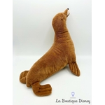 Peluche Rudder Le monde de Dory Disney Store écusson otarie marron 38 cm (2)