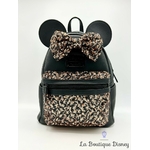 Sac à dos Loungefly Minnie Mouse Bell of the Ball Bronze Disney Parks 2019 sequins noir