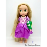Poupée Raiponce Animators Collection V3 Disney Store 2016 Pascal princesse robe violette 40 cm